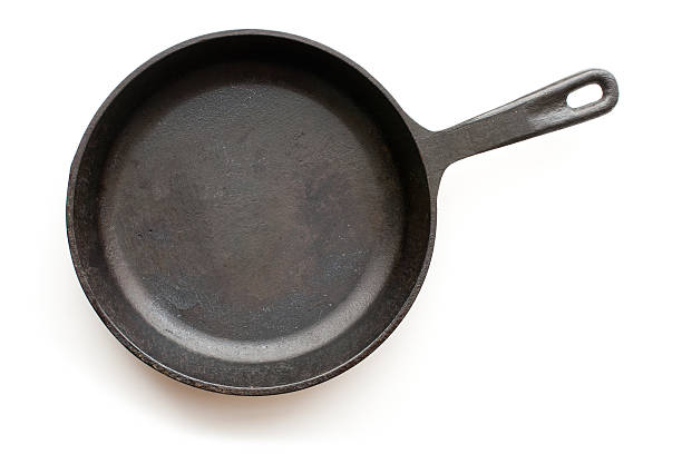 istock A cast-iron frying pan set against a white background 123137882