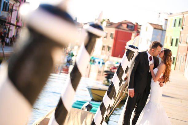 istock Groom and bride in the city 1231387097