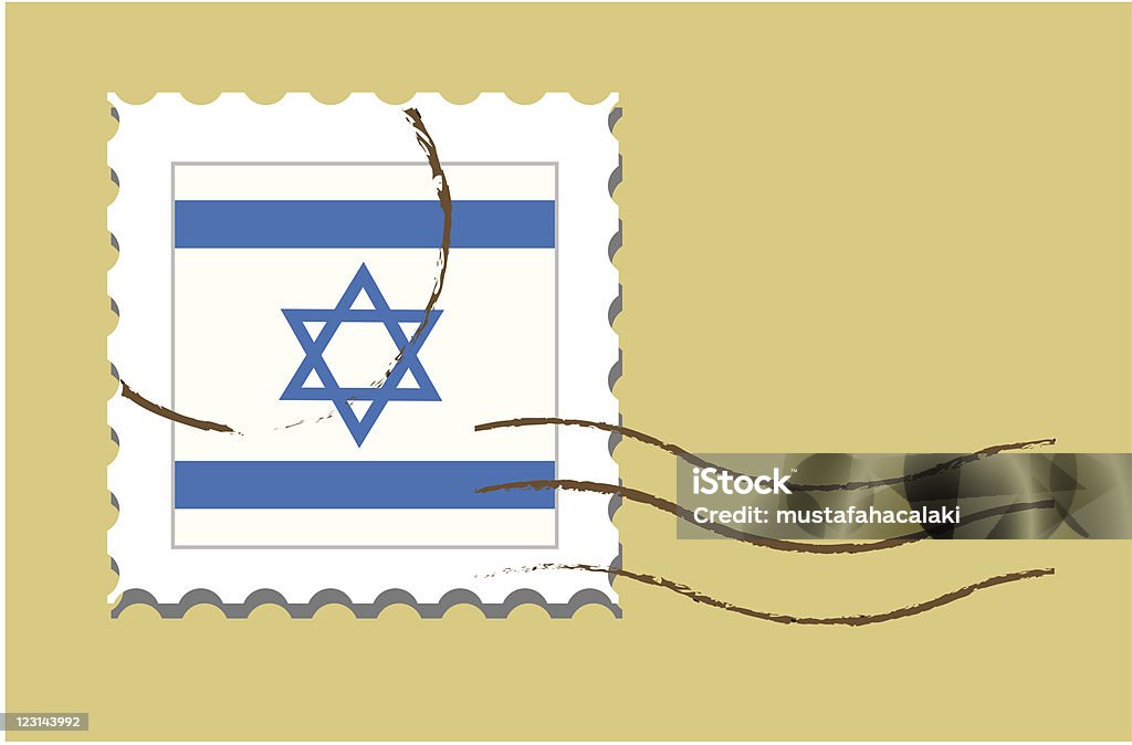 Stamp 、イスラエル国旗 - イスラエルのロイヤリティフリーベクトルアート