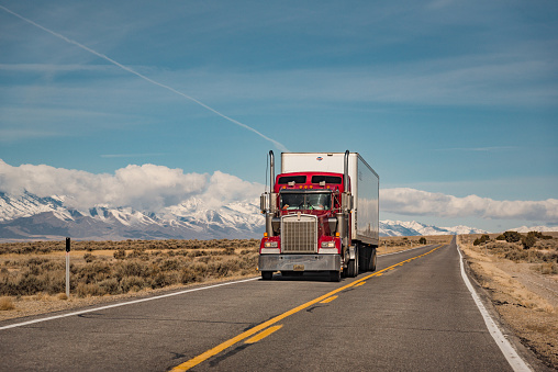 Provo, Utah / USA - March 2018: The U.S. state of Utah operates a system of state routes that serve all portions of the state.