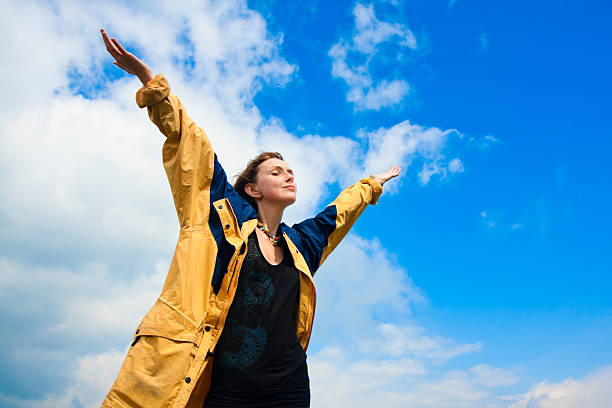 istock woman  in nature 123153034