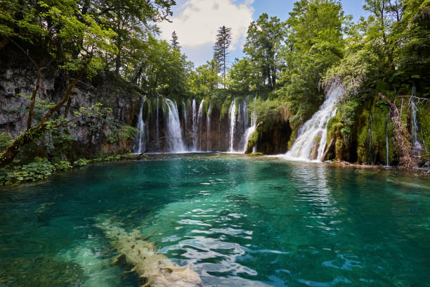 istock Waterfalls of Plitvice National Park 1231629165