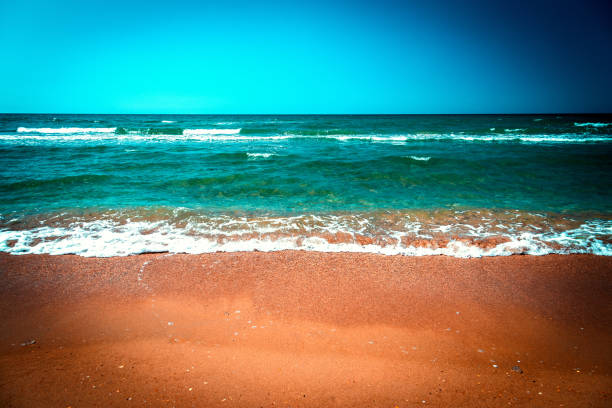 航空写真。シースケープ。スカイライン。 - horizon over water horizontal surface level viewpoint ストックフォトと画像