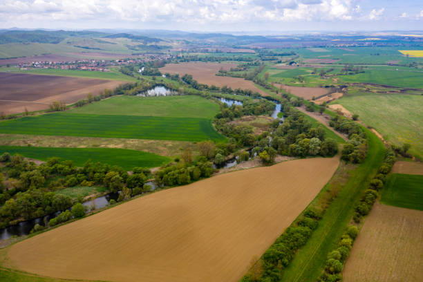 istock agriculture land drone view 1231740693