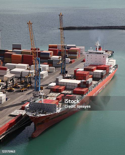 Frachtschiff Stockfoto und mehr Bilder von Neuseeland - Neuseeland, Fracht, Schiffsfracht