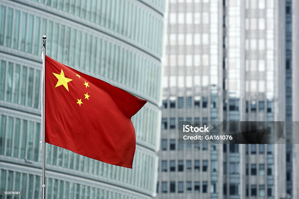Bandera china - Foto de stock de Bandera china libre de derechos