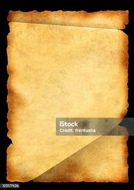 Parchment Stock Photo - Download Image Now - Aging Process, Ancient, Antique