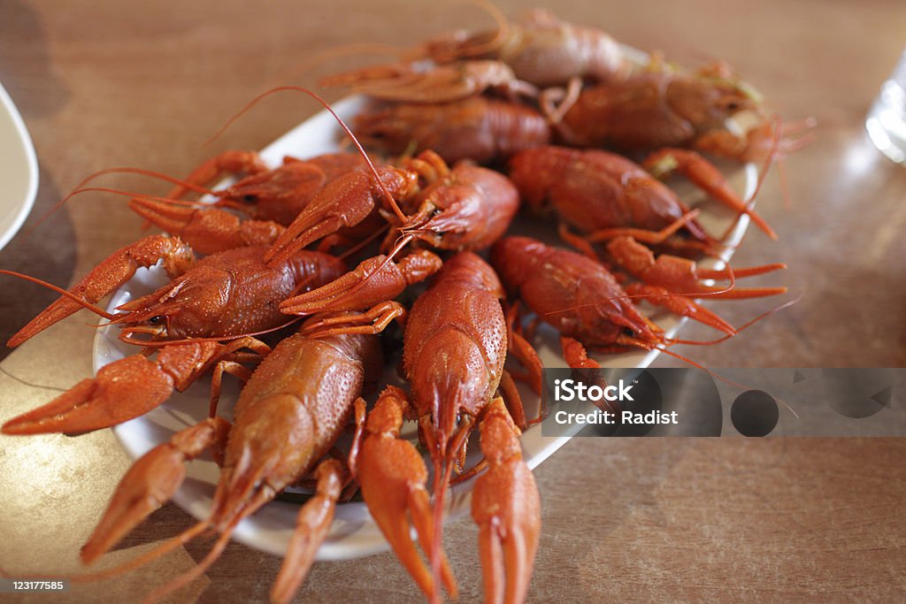 crawfishs cuit à l'eau - Photo de Aliment libre de droits