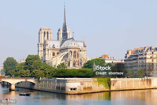 View On Notre Dame De Paris Stock Photo - Download Image Now - Architecture, Built Structure, Capital Cities