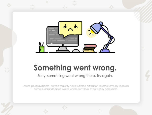 Error Page Vector 690+ Incident Presentation Stock Photos, Pictures & Royalty-Free Images ...