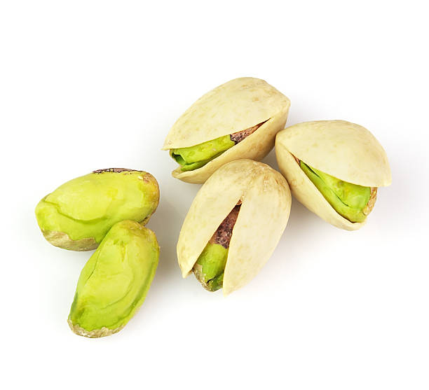 istock Isolated image of dried pistachio nuts 123179822