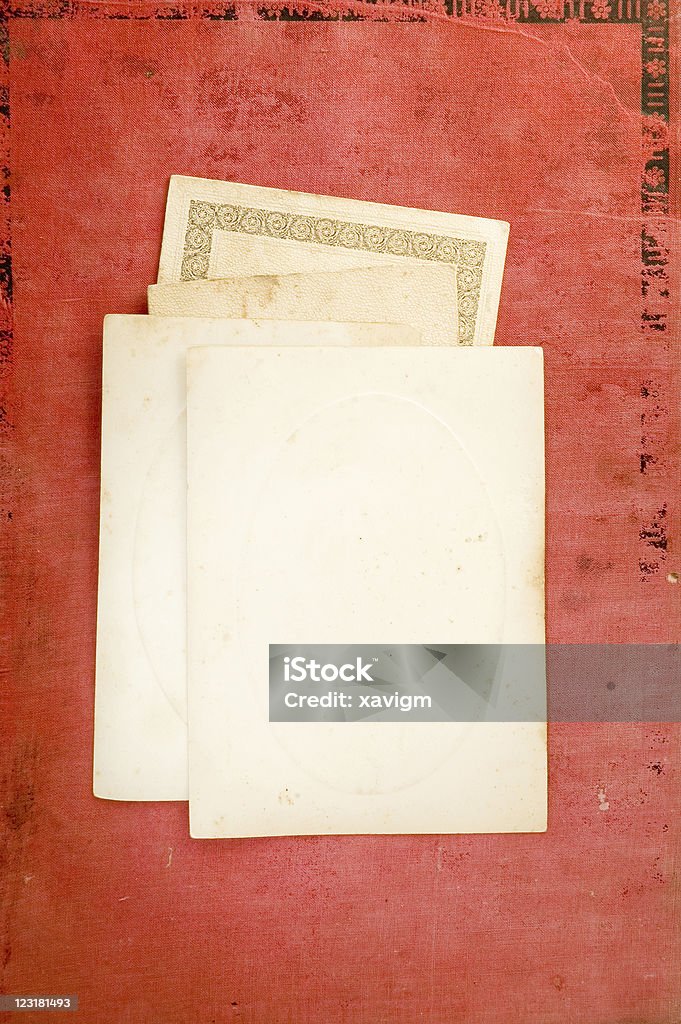 Antigos cartões em branco - Royalty-free Antigo Foto de stock