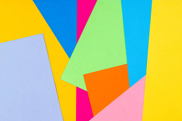 istock Multicolor background from a cardboard of different colors 1231819232