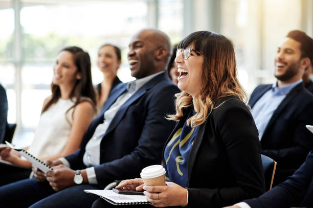 istock They were won over with the occasional joke 1231849386