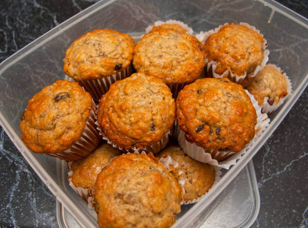 istock Banana and Raisin Muffins 123186108