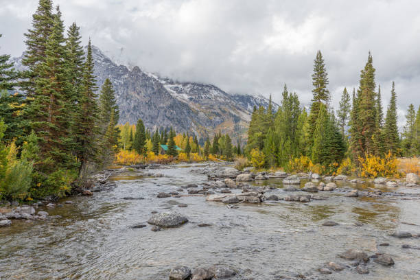 istock Scenic River in the Tetons in Autumn 1231887512