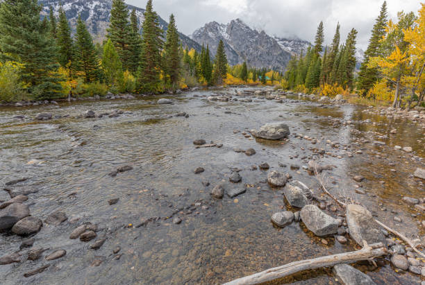 istock Scenic River in the Tetons in Autumn 1231893723