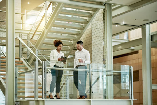 istock Creating new connections in business 1231895282