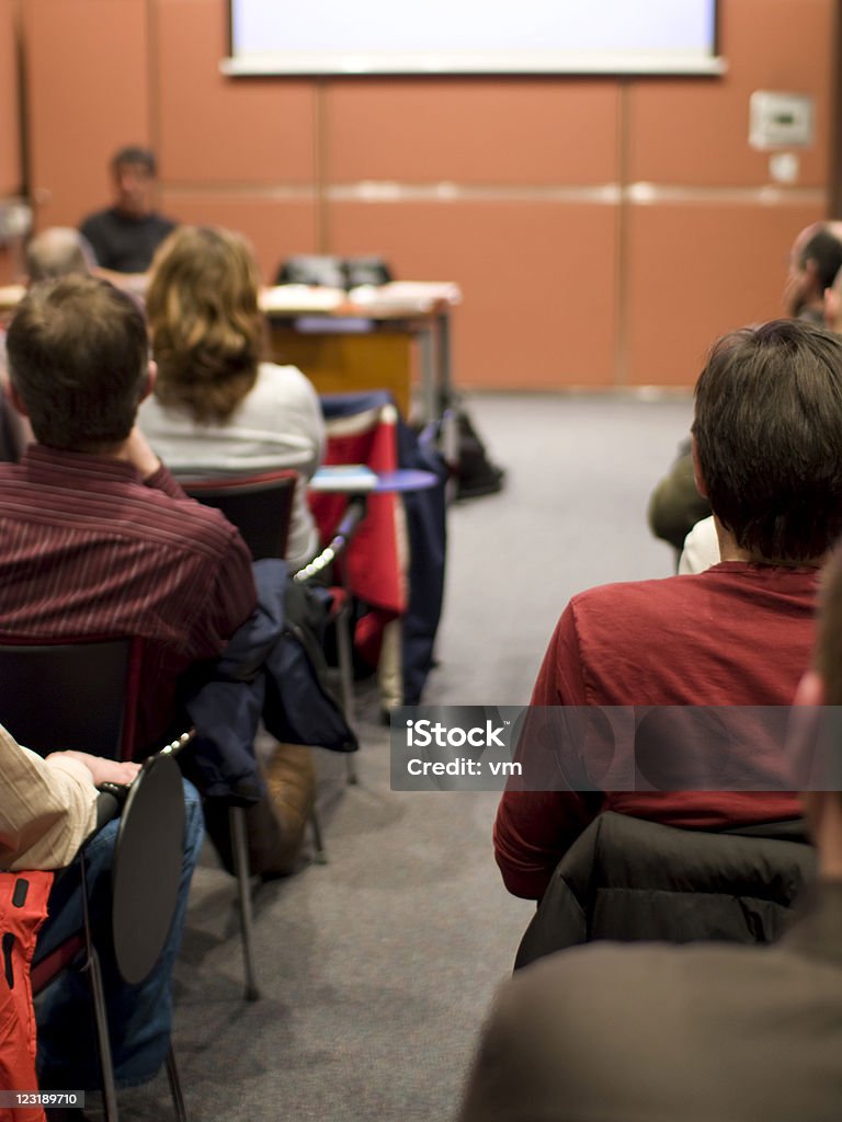 Seminario de negocios - Foto de stock de Aula de conferencias libre de derechos