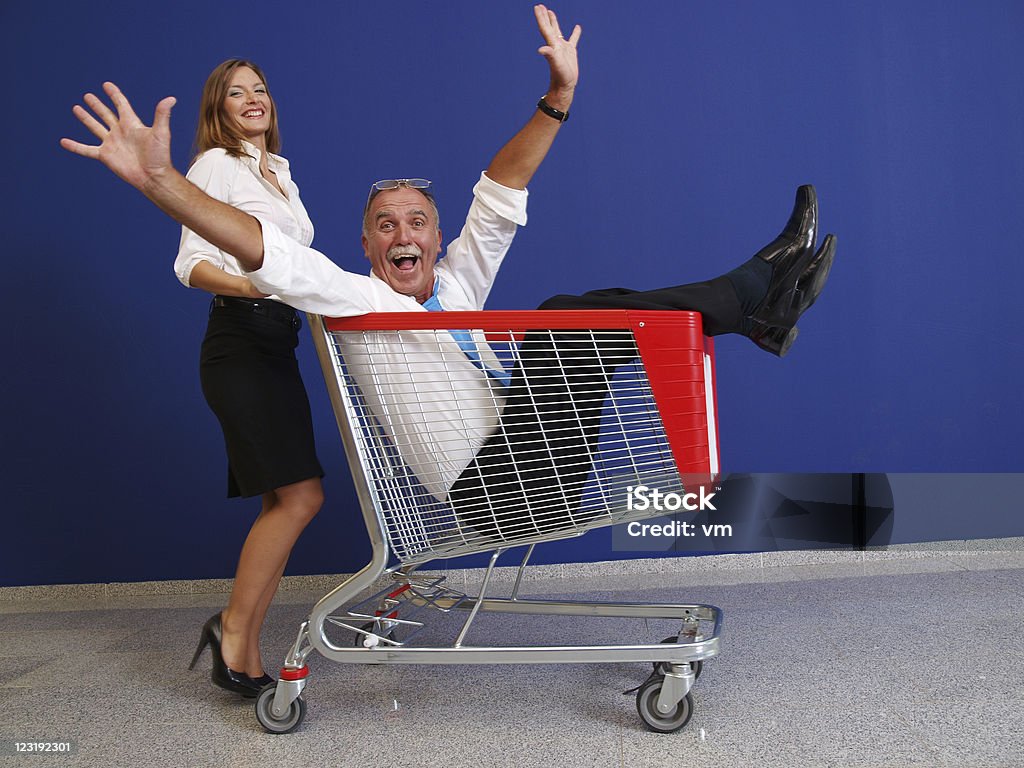 Maniaco dello shopping - Foto stock royalty-free di Adulto