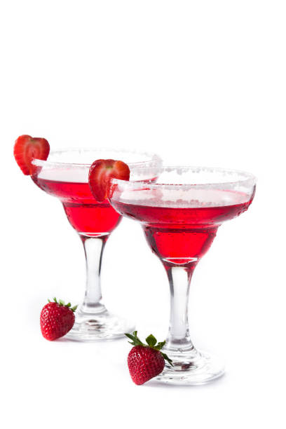 istock Strawberry cocktail drink in glass 1231927413