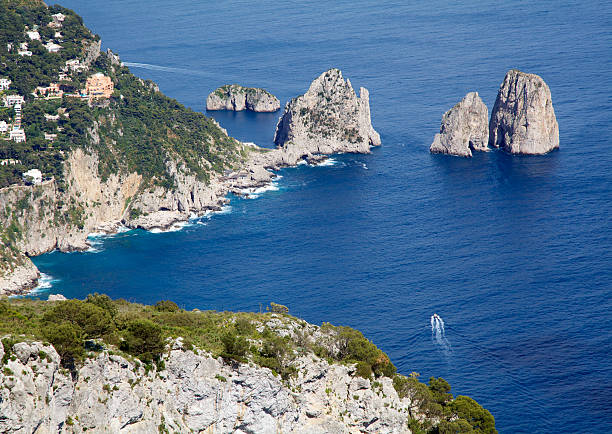 istock Capri Island, aerial view, Italy 123195295