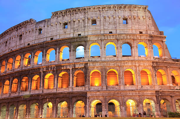 istock Coliseum at night, Rome, Italy 123195422