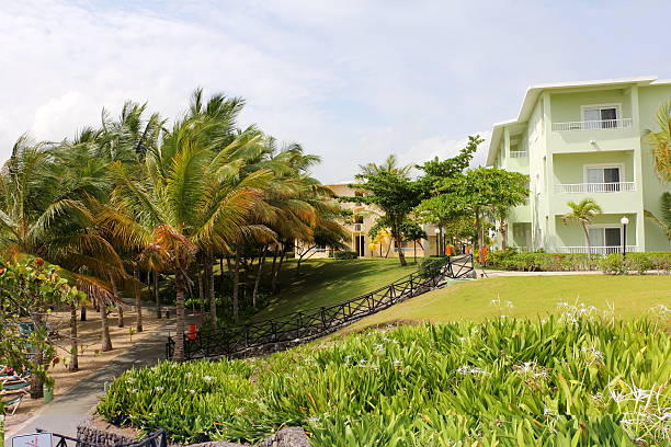 istock Luxury Caribbean holiday resort 123199552
