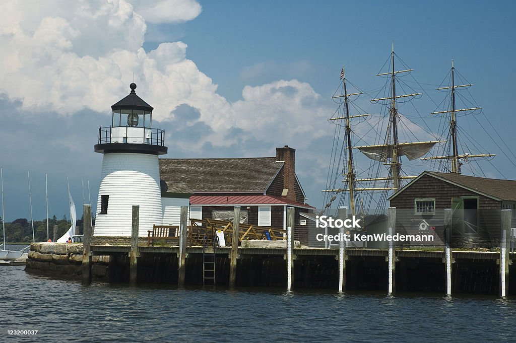 Leuchtturm in Mystic - Lizenzfrei Mystic - Connecticut Stock-Foto