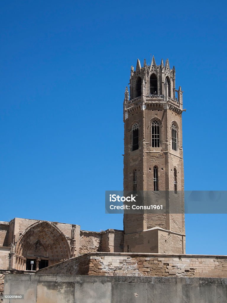 " La Seu Vella " - Foto de stock de Pirámide escalonada libre de derechos