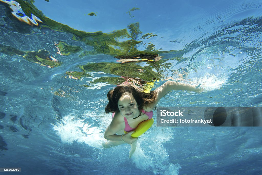 Engraçado ação subaquática - Foto de stock de Atividade royalty-free