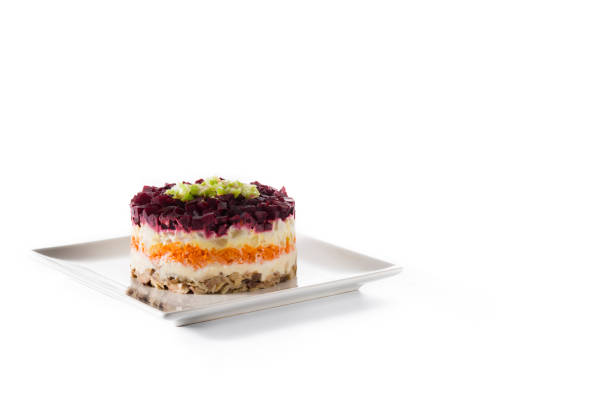 istock Traditional Russian herring salad 1232021746