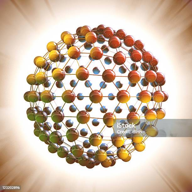 Foto de Modelo De Estrutura Molecular e mais fotos de stock de Molécula - Molécula, Pequeno, Abstrato