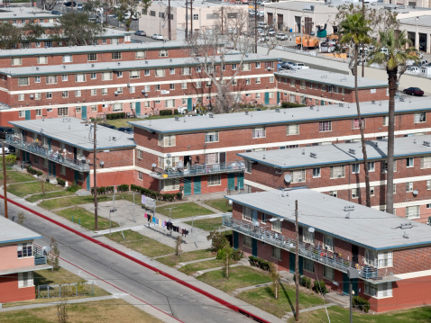 City owned public housing project in the western United States.