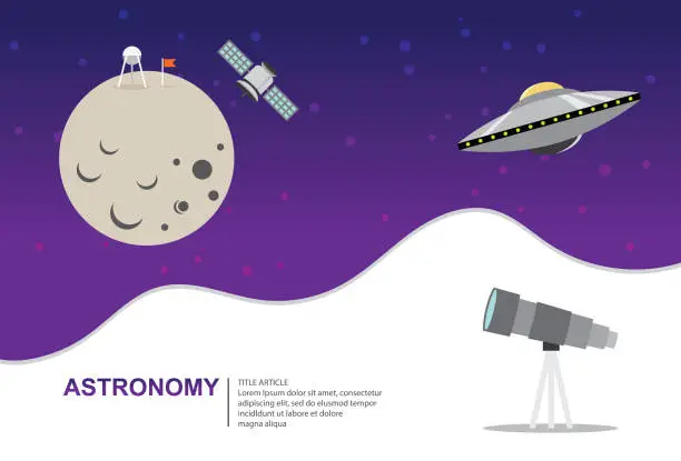 Vector illustration of Astronomy