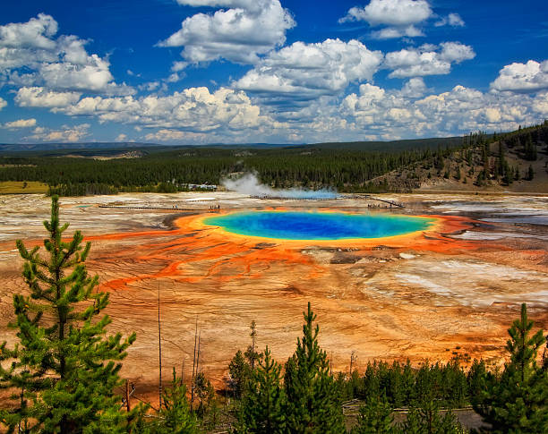 Fonte Grand Prismatic - foto de acervo