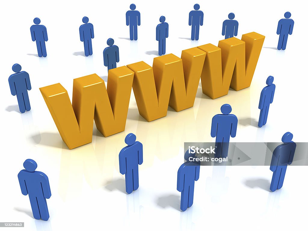 World wide web e pessoas - Foto de stock de Adulto royalty-free