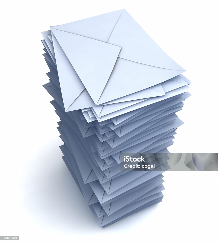 Pilha de envelopes - Royalty-free Envelope Foto de stock