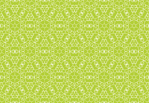 Seamless white pattern vector art illustration