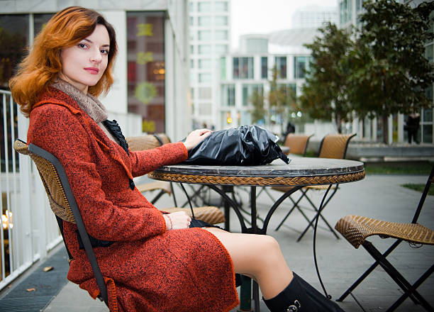 istock Woman in cafe 123217120