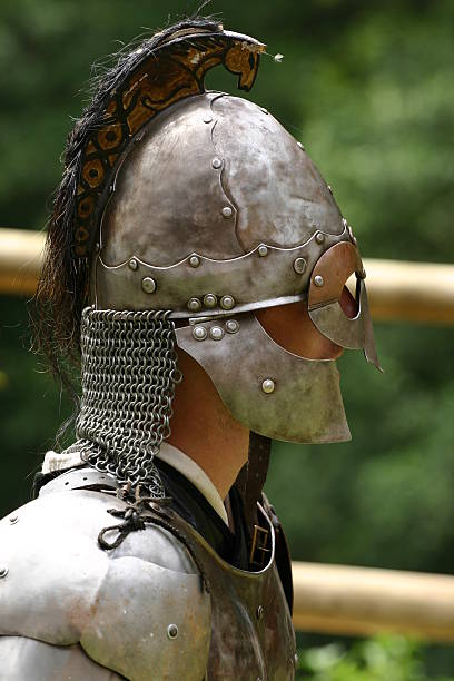 istock Helmet of the knight 123218439