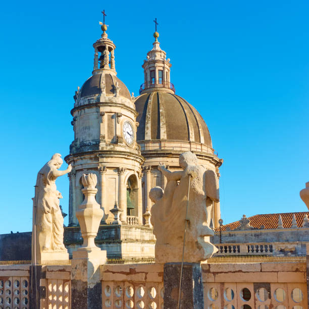 istock Saint Agatha Cathedral in Catania, 1232225718