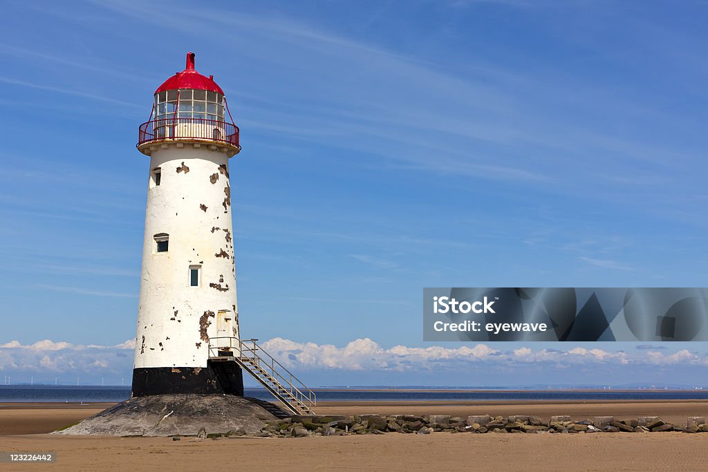 Talacre Leuchtturm - Lizenzfrei Leuchtturm Stock-Foto