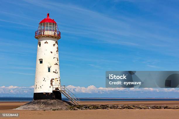 Talacre Leuchtturm Stockfoto und mehr Bilder von Leuchtturm - Leuchtturm, Wales, Strand