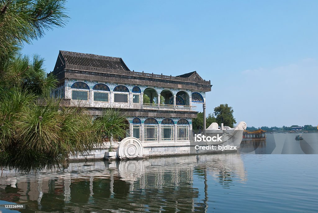 Shifang (stone barco) en el Palacio de Verano - Foto de stock de Aire libre libre de derechos
