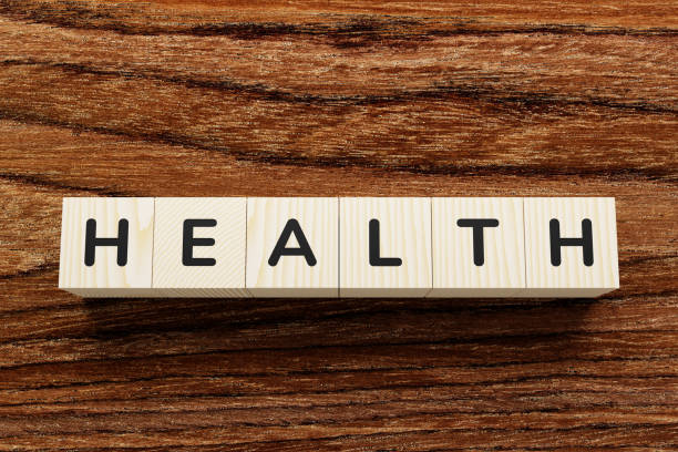 istock Health word written in wooden blocks. 1232292437