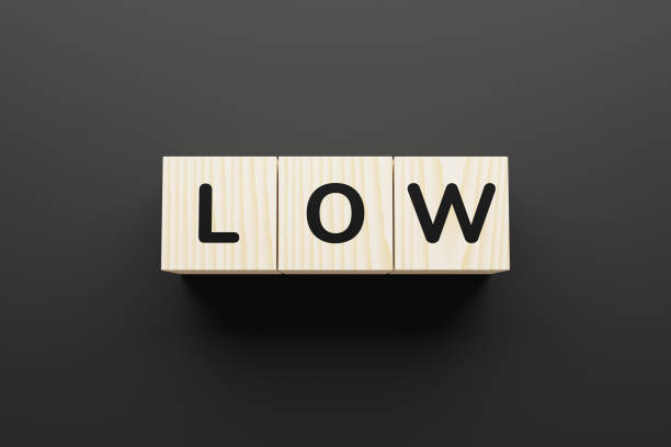 istock Low word written in wooden blocks. 1232294741