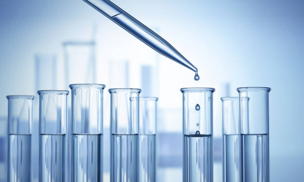 과학/화학 개념 - flask science biotechnology biochemistry 뉴스 사진 이미지