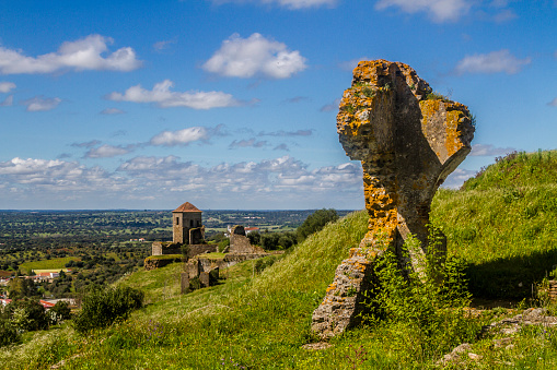 Ruinas del castillo de Montemor-o-Novo, Portugal photo