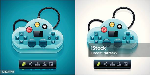 Giocatori Cloud Computing Xxl Icon - Immagini vettoriali stock e altre immagini di Videogioco tascabile - Videogioco tascabile, Applicazione mobile, Attrezzatura informatica